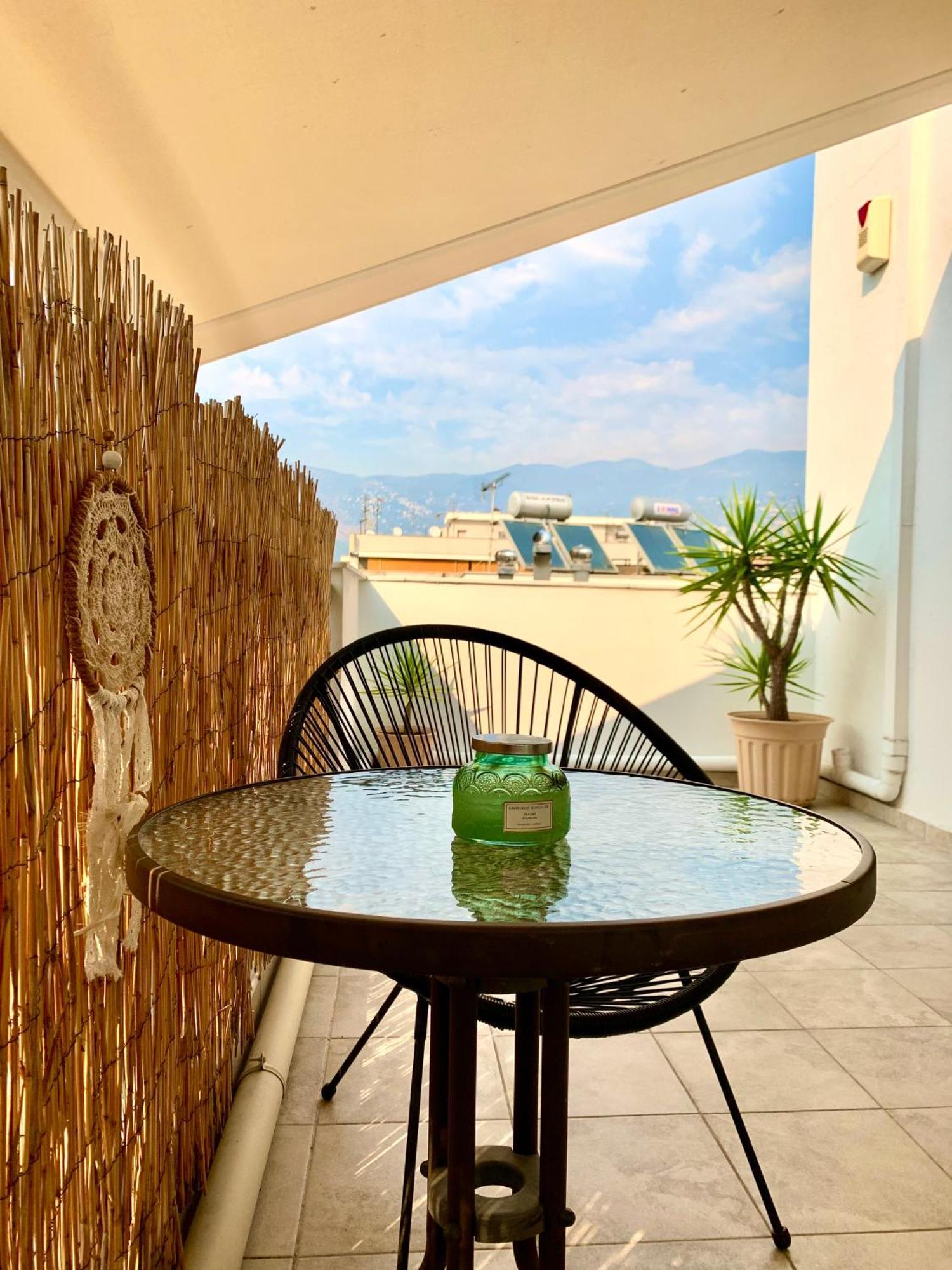 Ferienwohnung Boho Oasis Central Penthouse Volos Exterior foto